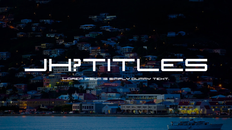 JH_TITLES Font