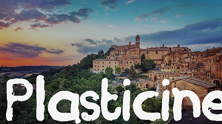 Plasticine Font