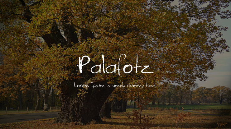 Palafotz Font