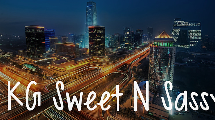 KG Sweet N Sassy Font
