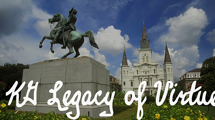 KG Legacy of Virtue Font