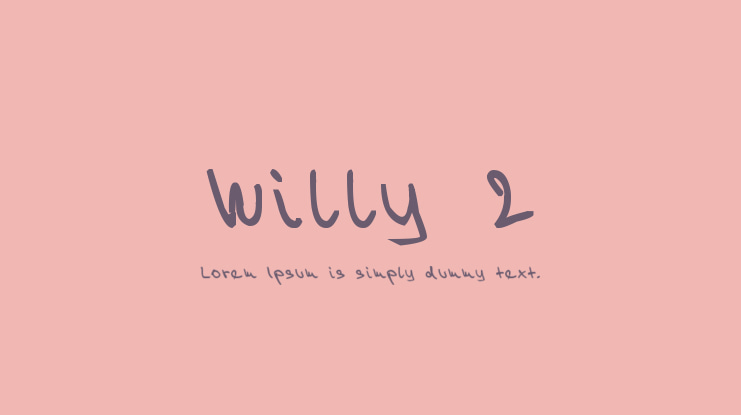 Willy 2 Font