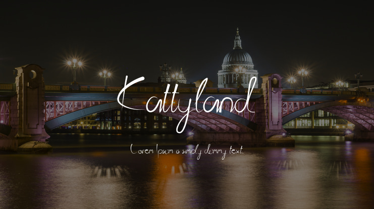 Kattyland Font