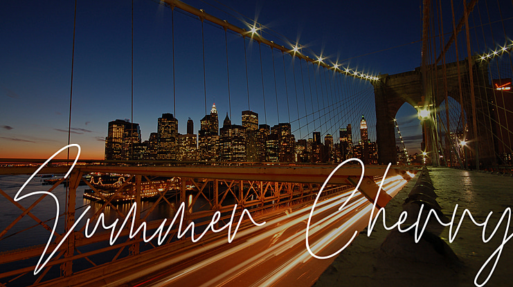 Summer Cherry Font
