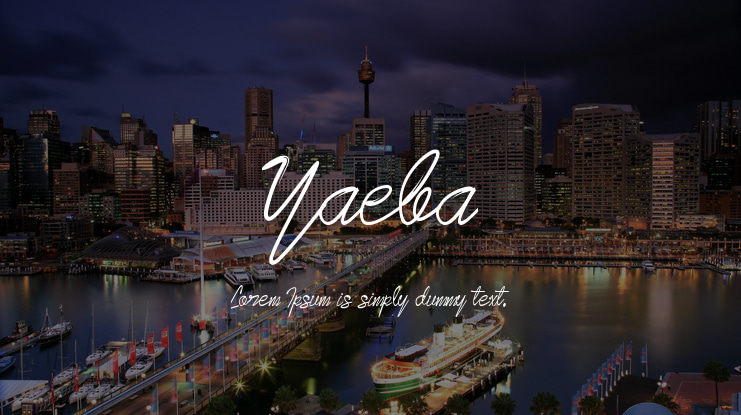 Yaeba Font