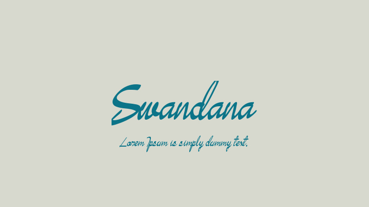 Swandana Font