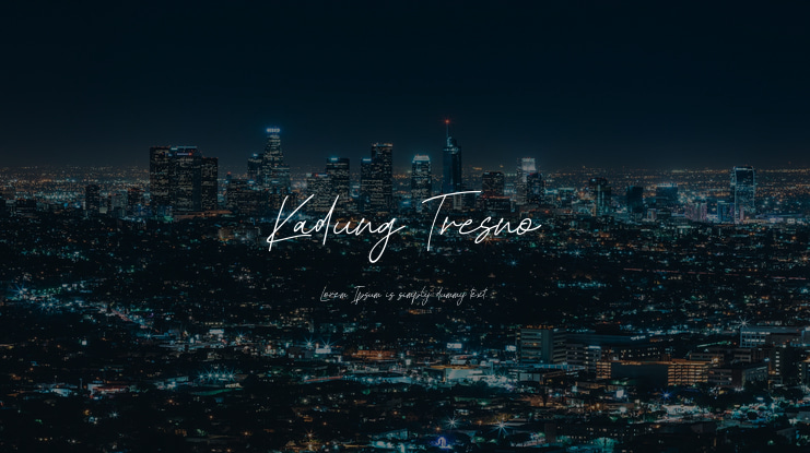 Kadung Tresno Font