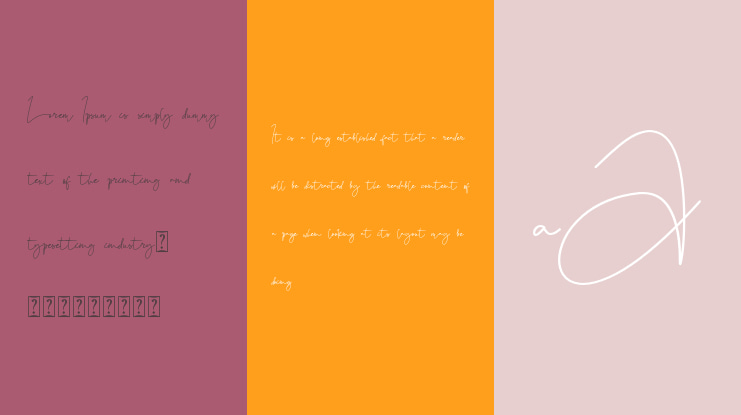 Black Pink Summer Font