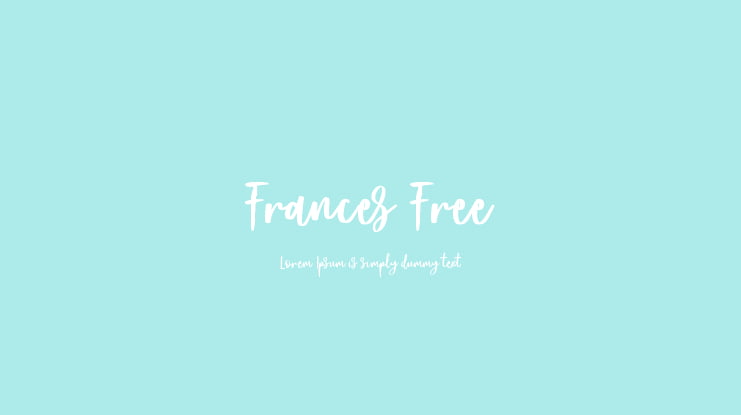 Frances Free Font