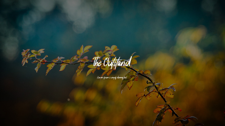The Outstand Font