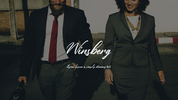Winsberg Font
