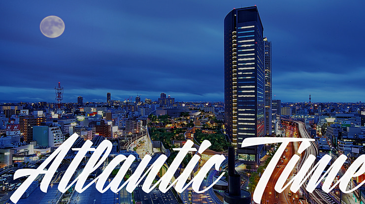 Atlantic Time Font