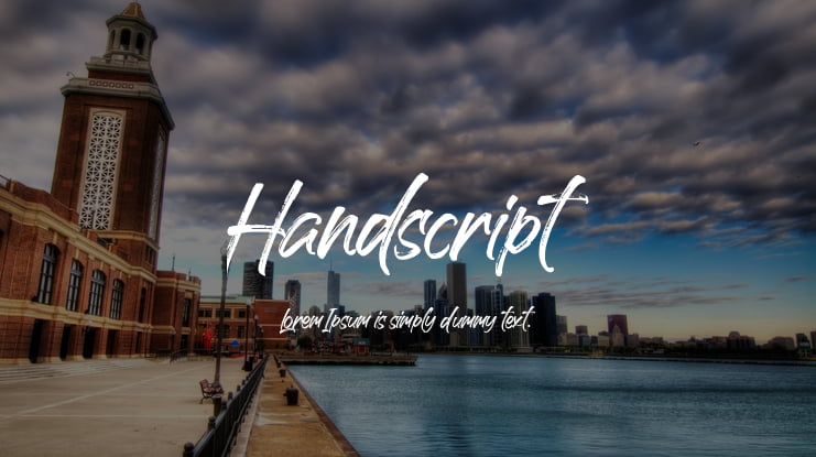 Handscript Font