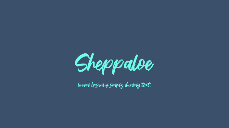 Sheppaloe Font