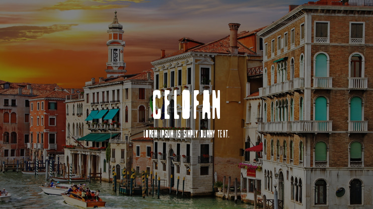 Celofan Font