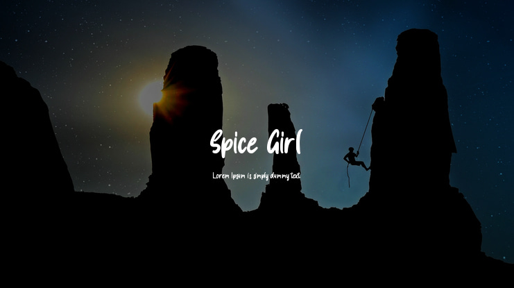 Spice Girl Font