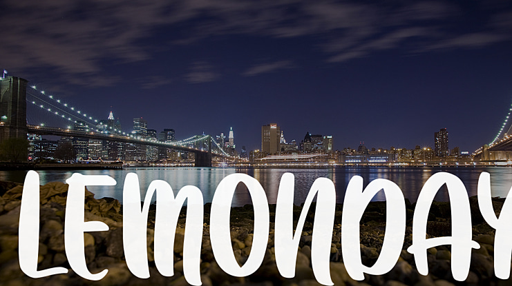 LEMONDAY Font