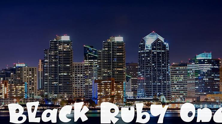 Black Ruby One Font