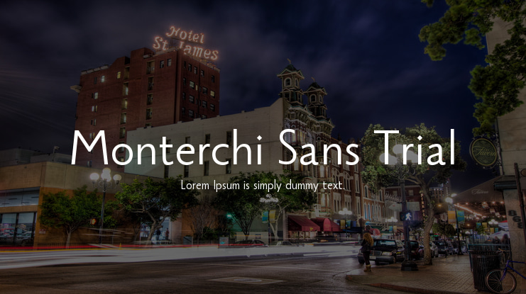 Monterchi Sans Trial Font Family