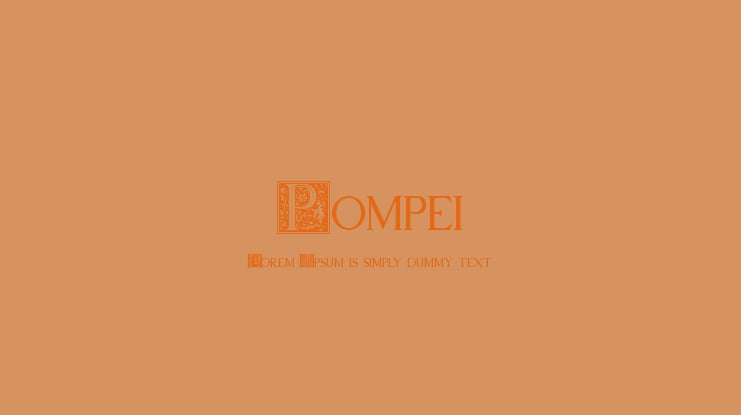 Pompei Font