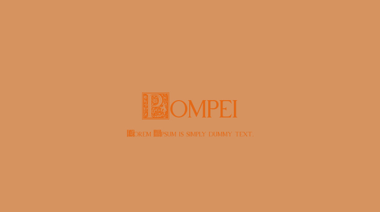 Pompei Font