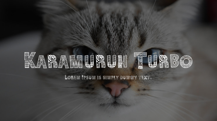 Karamuruh Turbo Font