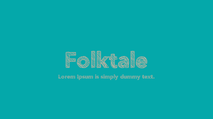 Folktale Font