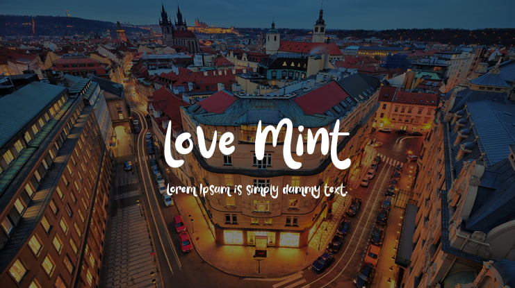 Love Mint Font