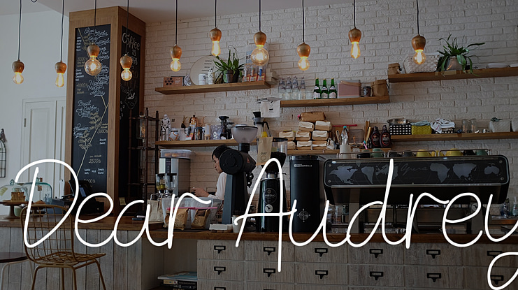 Dear Audrey Font
