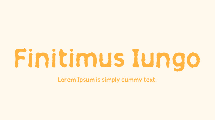 Finitimus Iungo Font