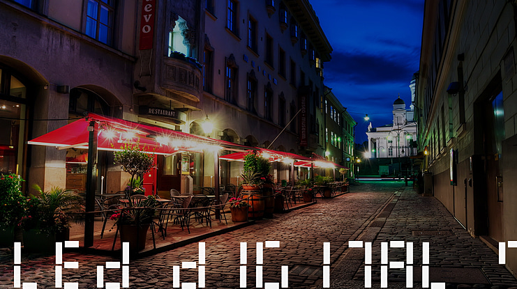 LED Digital 7 Font Family