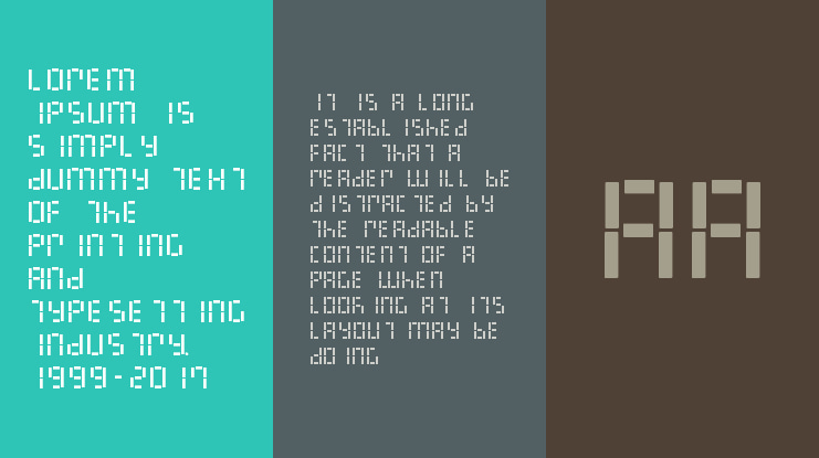 LED Digital 7 Font Family