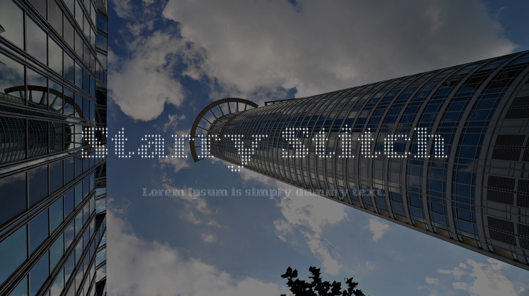 Starry Stitch Font