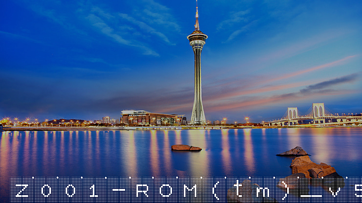 Z001-ROM(tm)_v5 Font