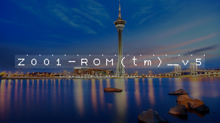 Z001-ROM(tm)_v5 Font