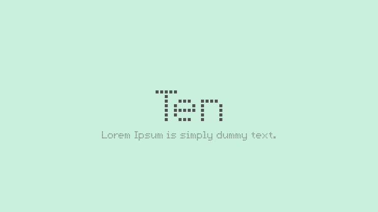 Ten Font