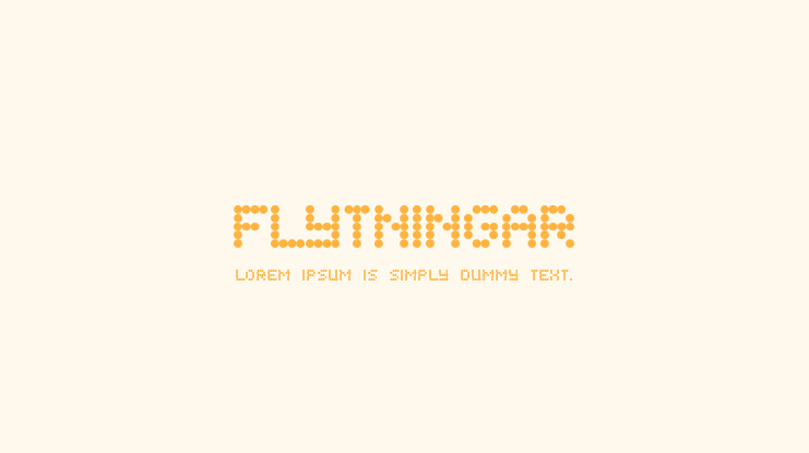 Flytningar Font