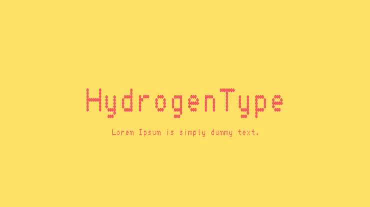 HydrogenType Font