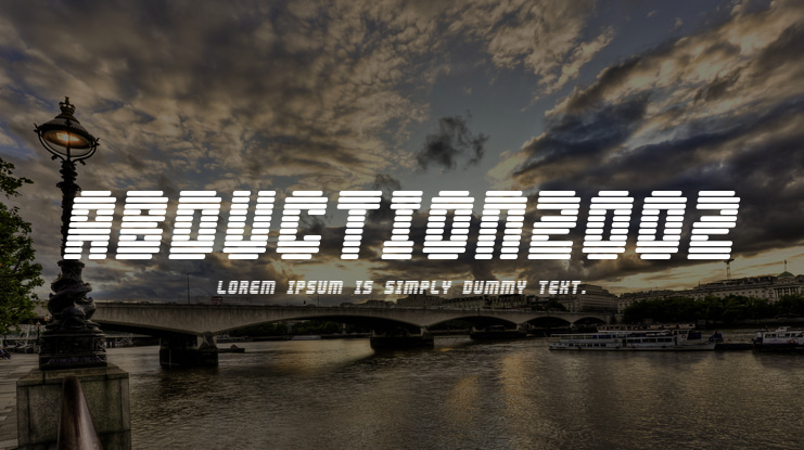 Abduction2002 Font