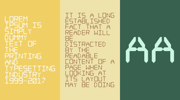 Digital dream Fat Font