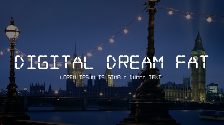Digital dream Fat Font