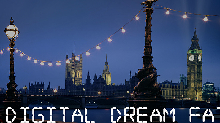 Digital dream Fat Font