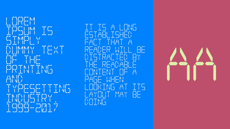 Digital dream Narrow Font