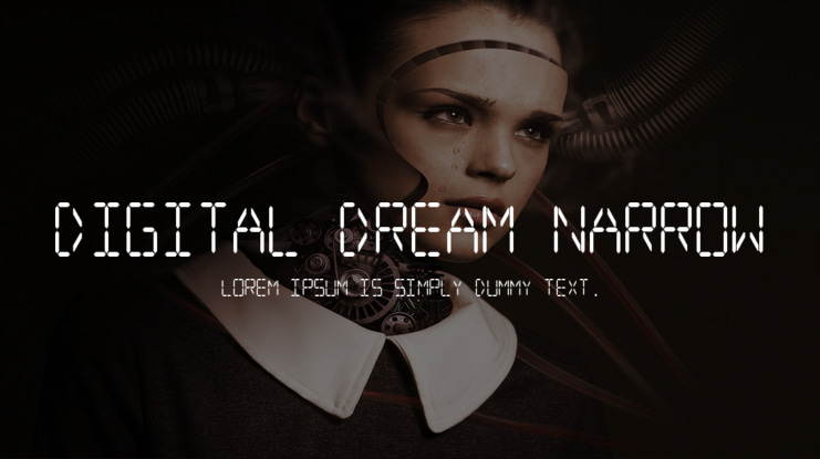 Digital dream Narrow Font