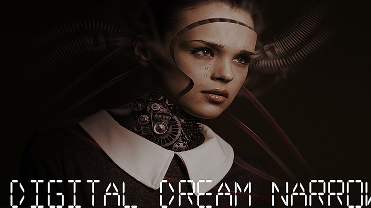 Digital dream Narrow Font