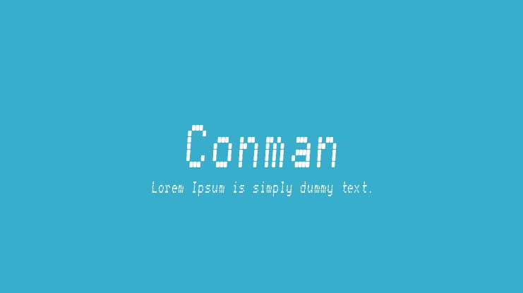 Conman Font