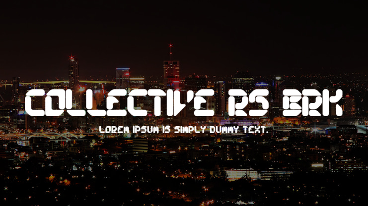 Collective RS BRK Font