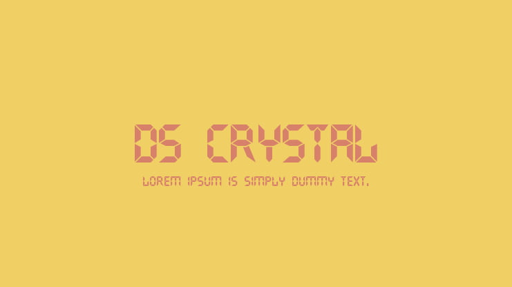 DS Crystal Font