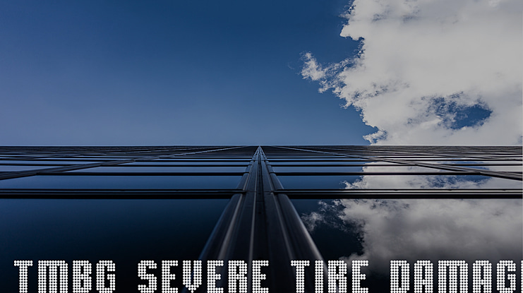 TMBG Severe Tire Damage Font