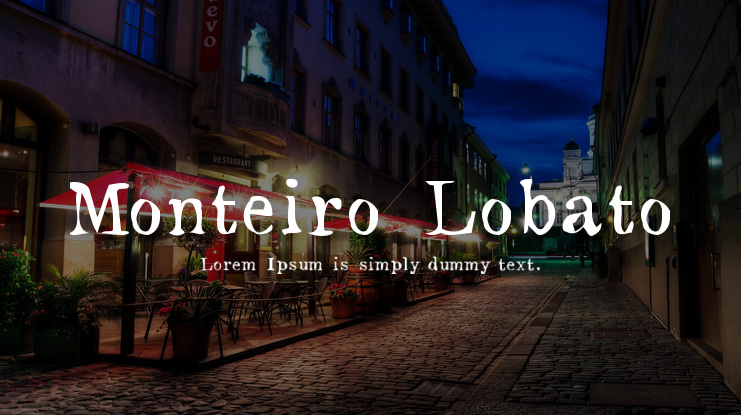 Monteiro Lobato Font